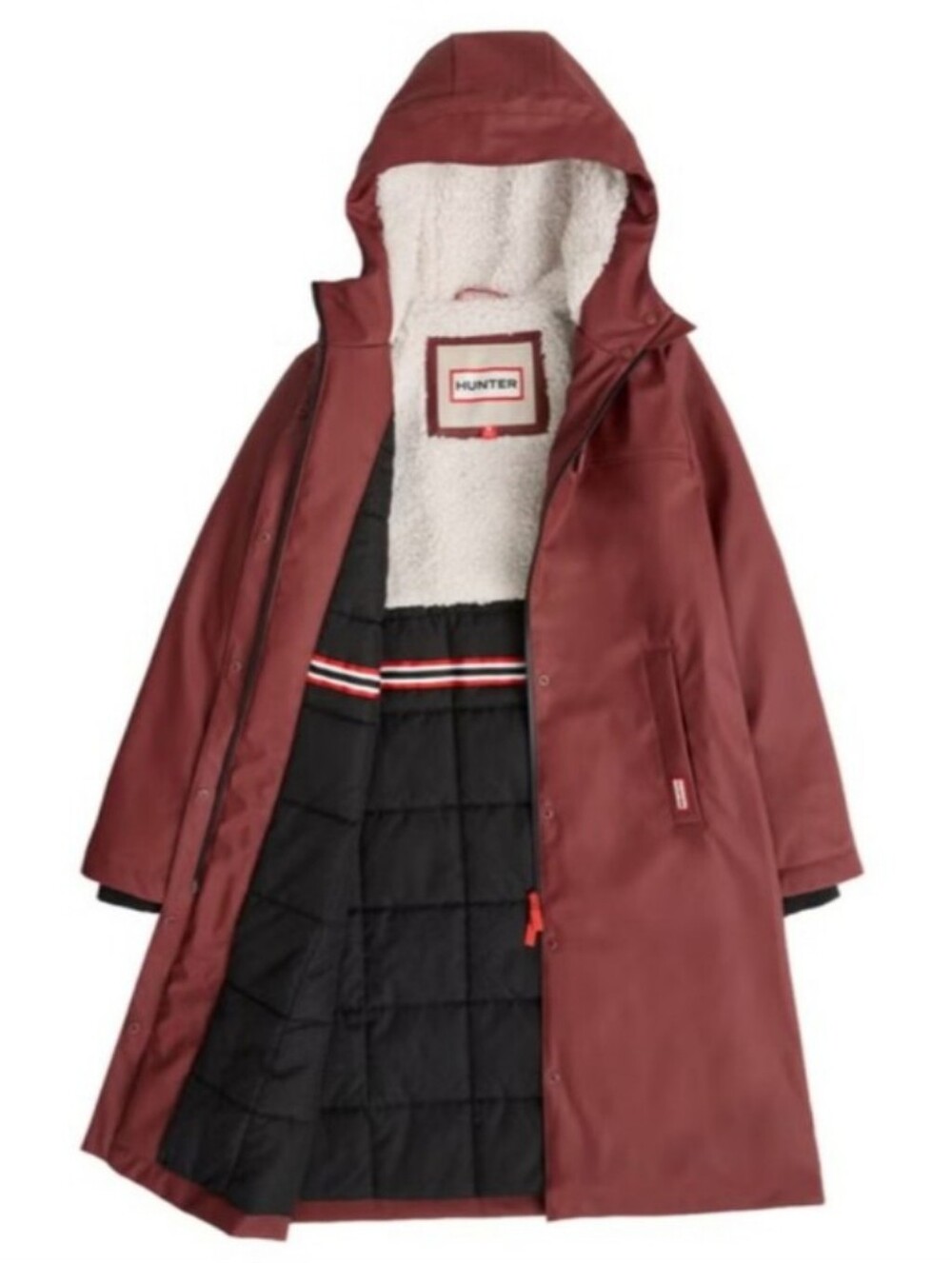 Hunter Women's Rubberized Coat, Nwt, - Picture 5 of 5